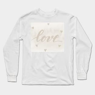 Valentine's Day Watercolor Love – white Long Sleeve T-Shirt